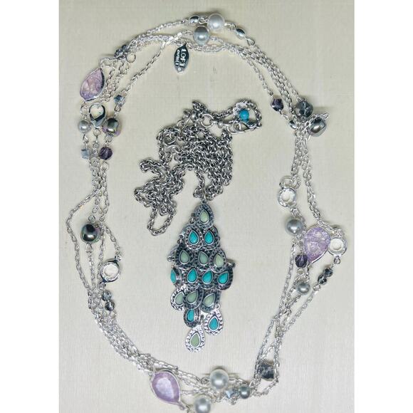 Lucky brand necklace, lucky brand jewelry, Anne taylor necklace, Vintage jewelry - Picture 1 of 4